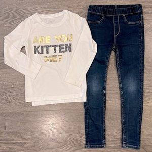 Shirt & pants combo sz.4-5T